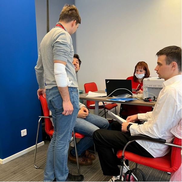 RUSSKY PRODUCT employees took part in an offsite blood donation campaign